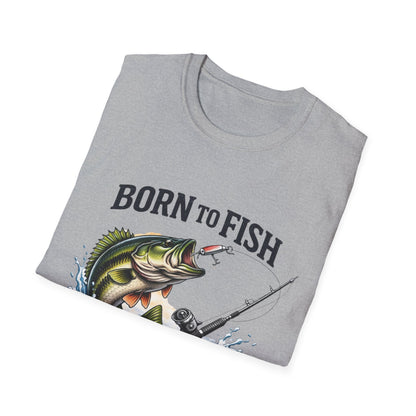 Born to Fish Forced to Work – Fishing T-Shirt